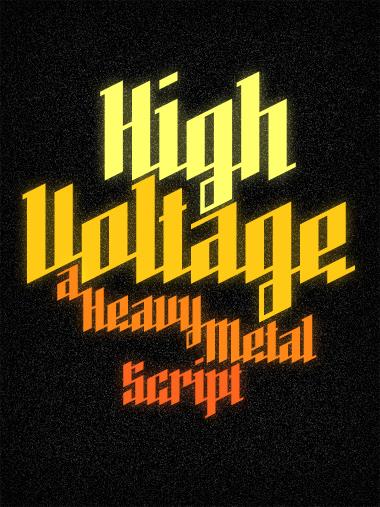 Free High Voltage Font