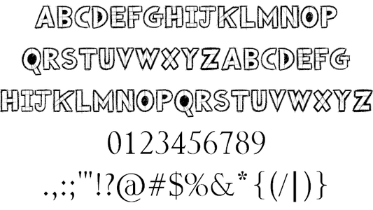 Free Drafting Font