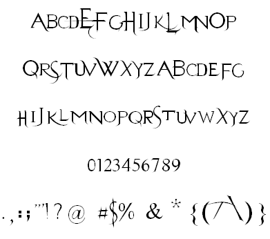 Free Evanescent Font