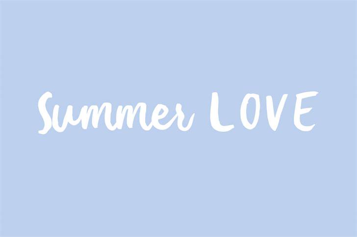 Free Summer Love Font