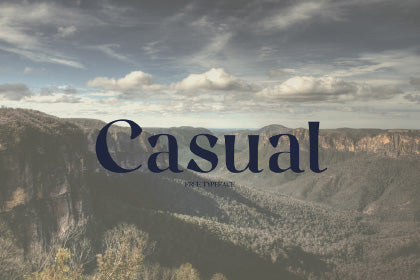 Free Casual Serif Typeface