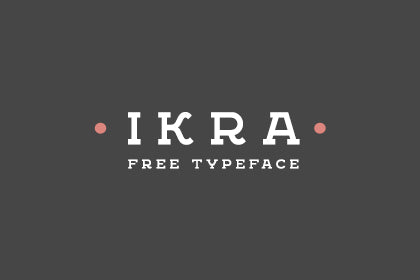 Free Ikra Typeface