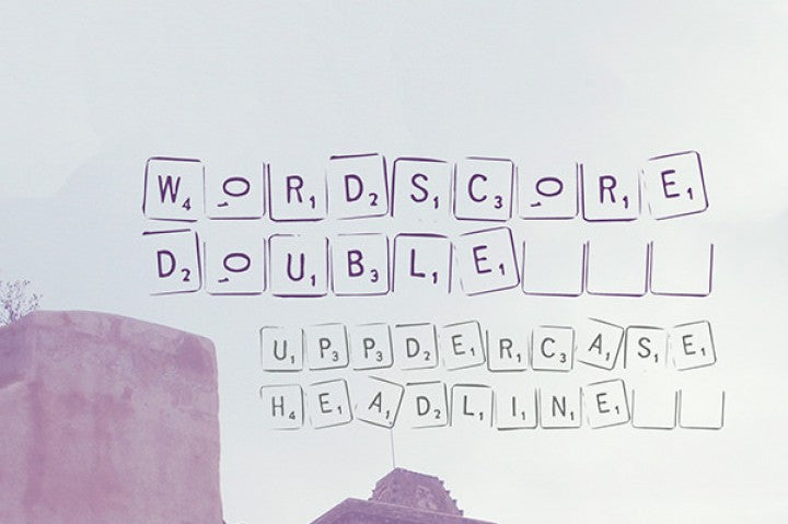 Free LRC Wordscore Double font