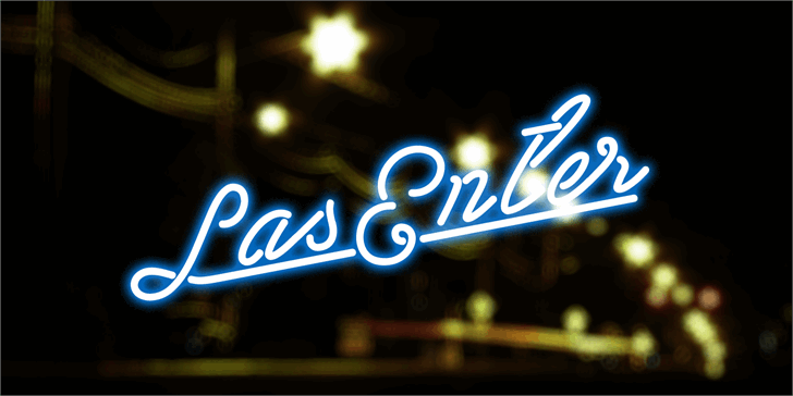 Free Las Enter Font