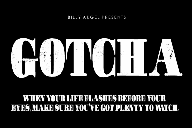 Free GOTCHA Font