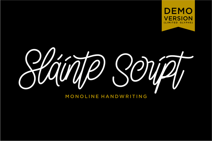 Free Slainte Script Font