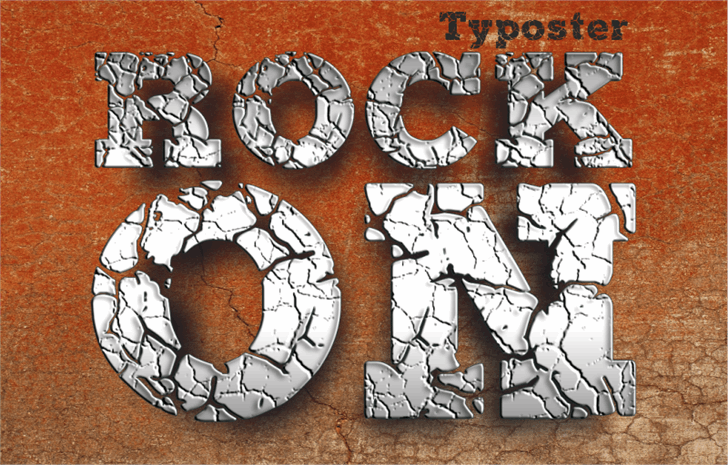 Free ROCK-ON Font