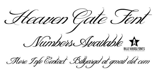 Free HEAVEN GATE Font