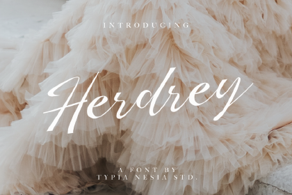 Free Herdrey Script Font Demo