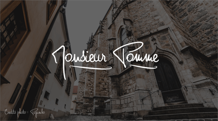 Free Monsieur Pomme Font