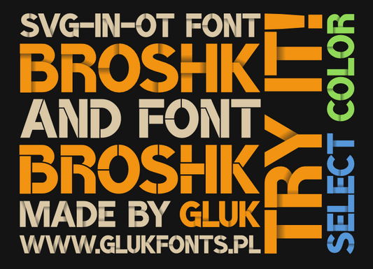 Free BroshK Font