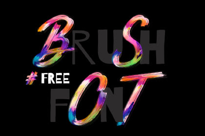 Free Colorful Brush Characters