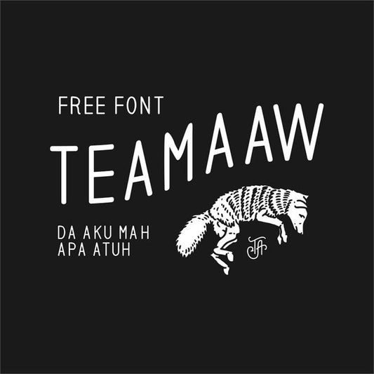 Free teamaaw Font