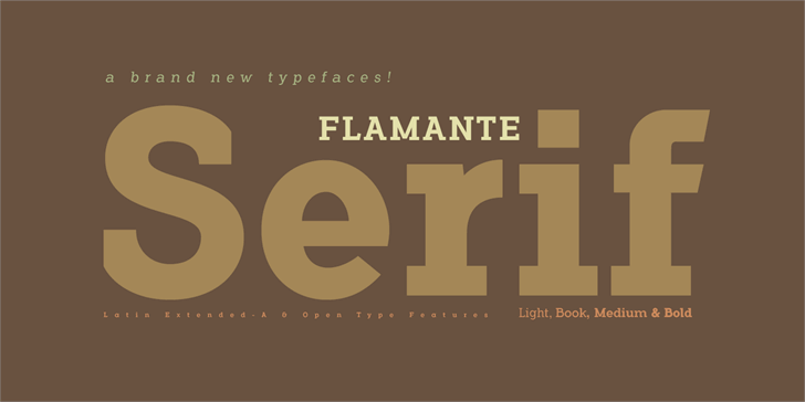 Free Flamante Serif Bold Font