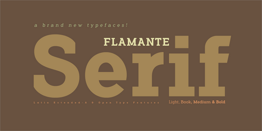 Free Flamante Serif Bold Font