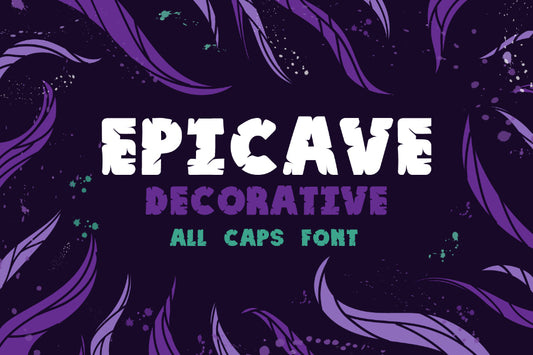 Free Epicave Decorative Font