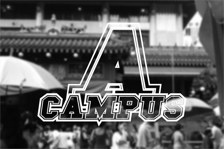 Free Campus A Font