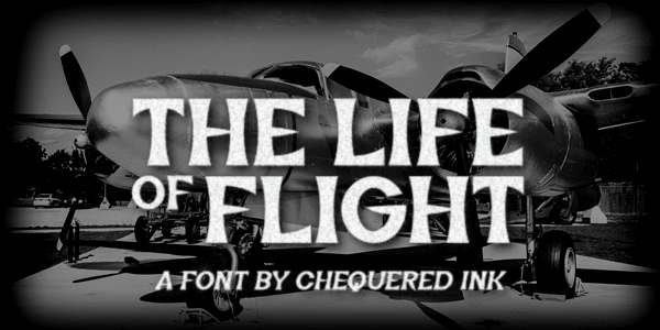 Free The Life of Flight Font