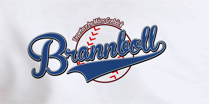 Free Brannboll Fet Font