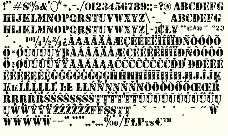 Free SYENCILED Font