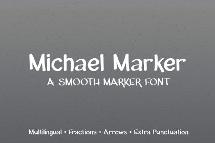 Free Michael Marker Font Demo