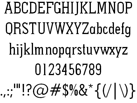 Free Pointed Font