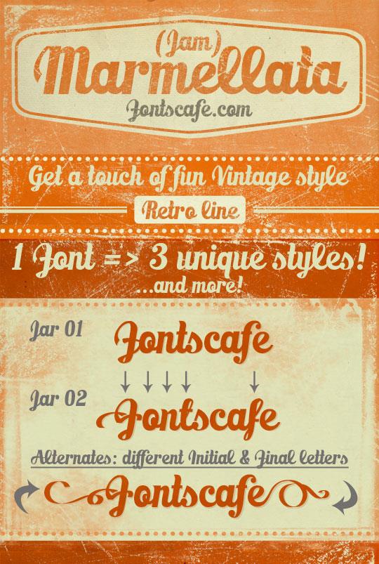 Free Marmellata (Jam)_ Font