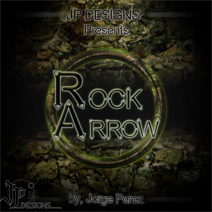 Free Rock Arrow Font