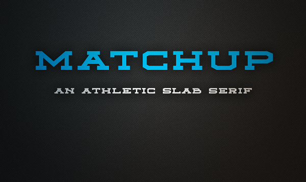 Free Matchup font