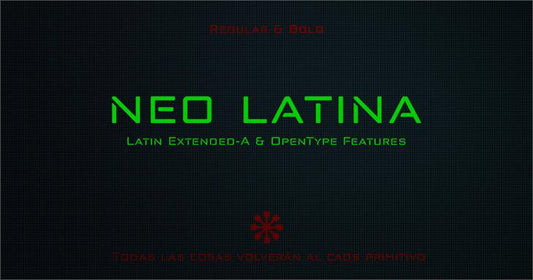 Free neo latina Font