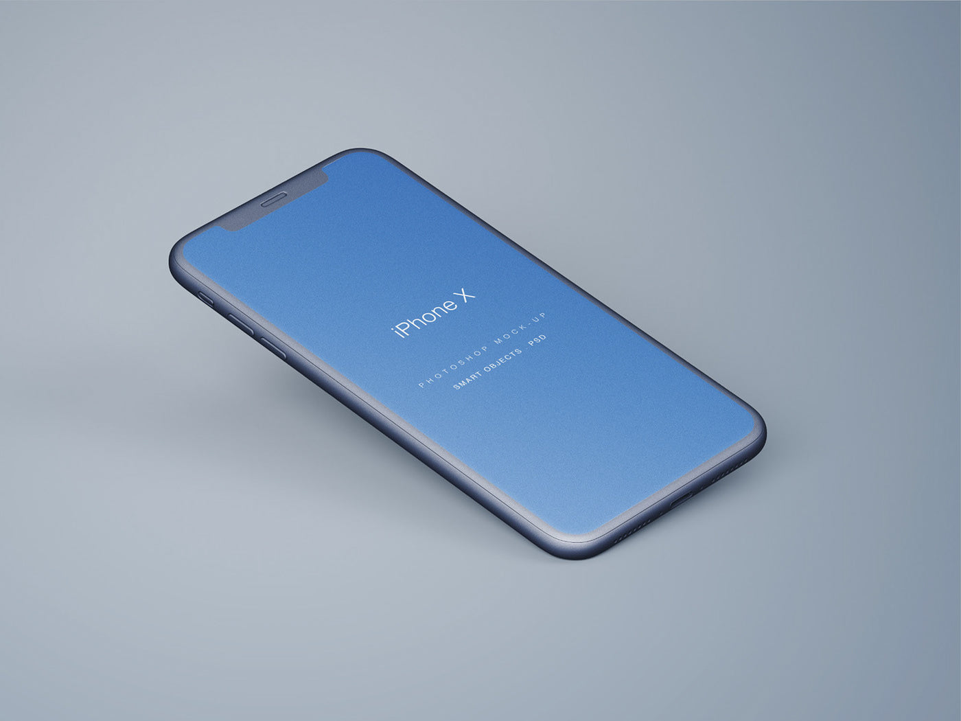 Free Perspective iPhone X Mockup PSD