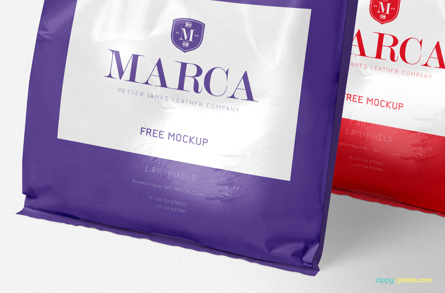 Free Plastic Bag Mockup