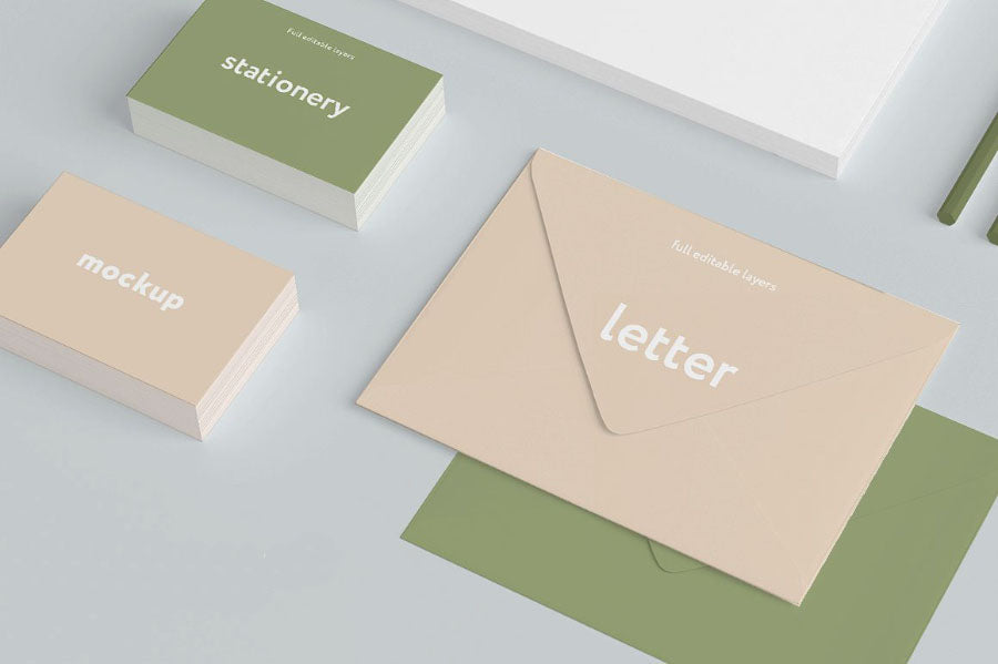 Free High Resolution Branding Mockup Set Sample