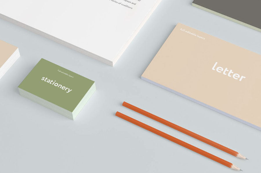 Free High Resolution Branding Mockup Set Sample