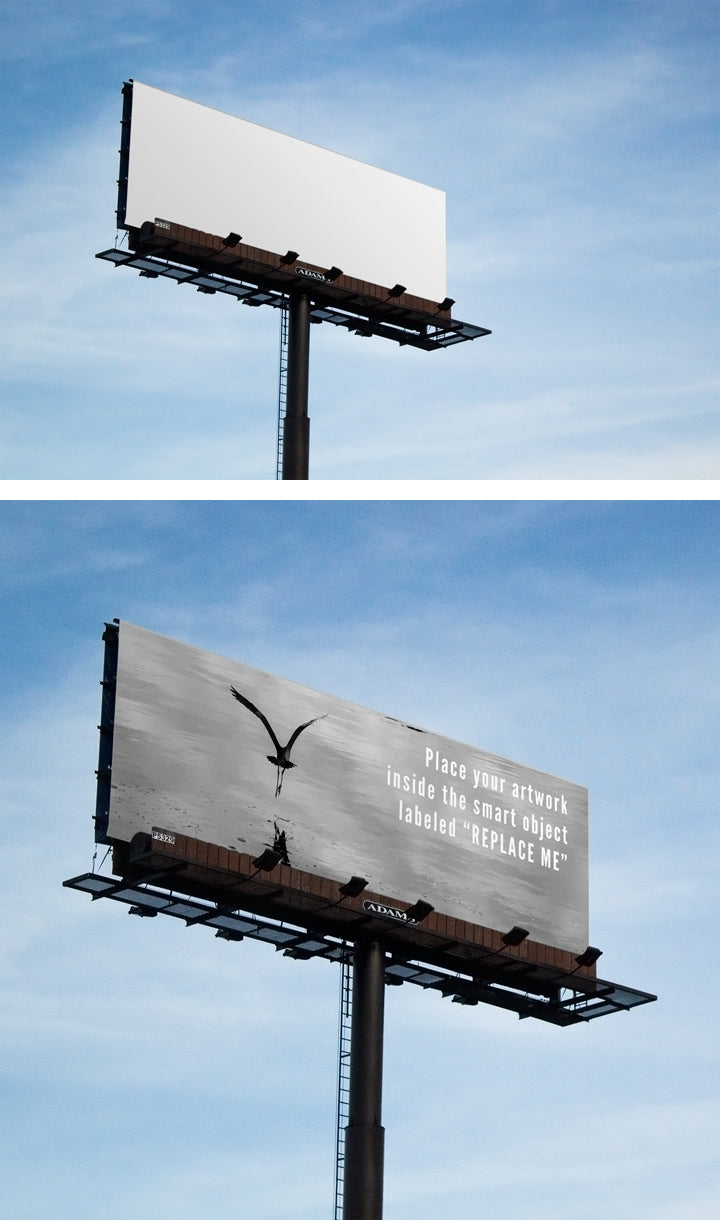 Free Highly-Detailed Billboard Mockup