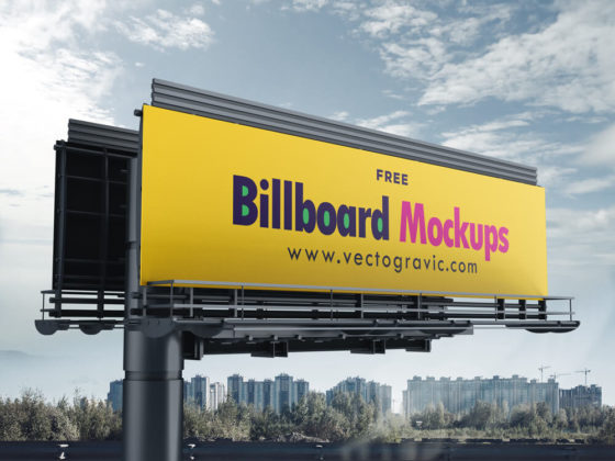 Free Billboard Mockup Set