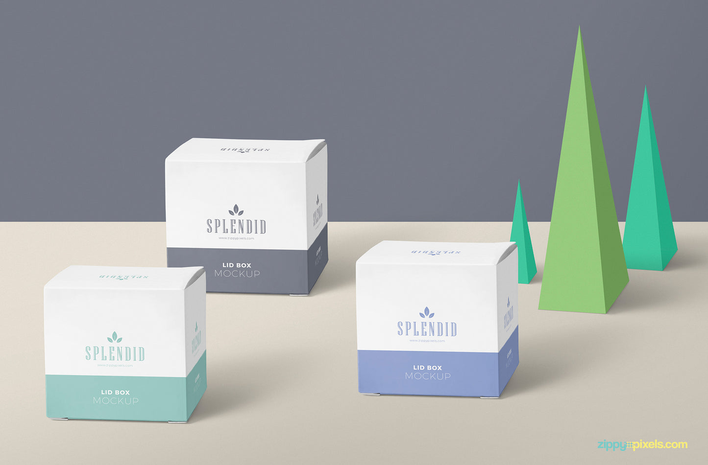 Free Paper Box Mockup PSD