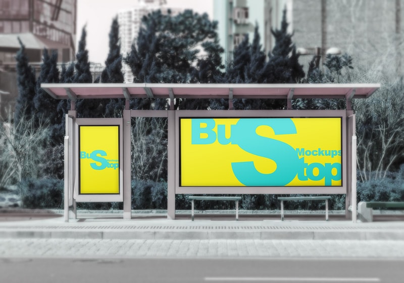 Free Display Sign and Billboard Mockups