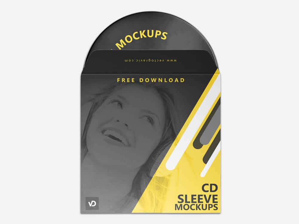 Free CD Sleeve Mockups