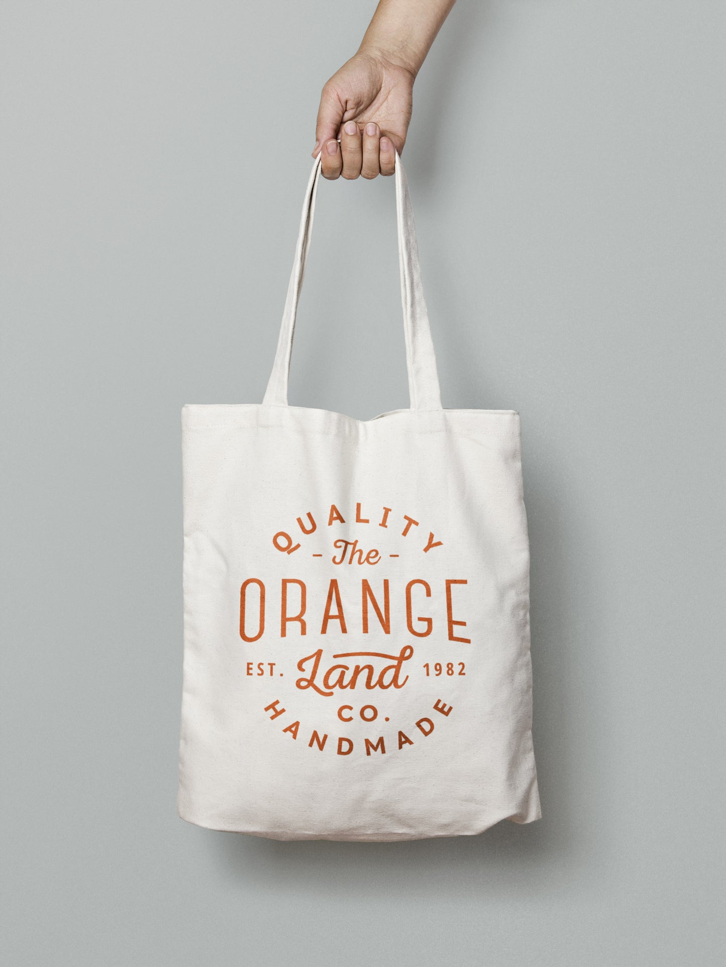 Free White Canvas Tote Bag MockUp