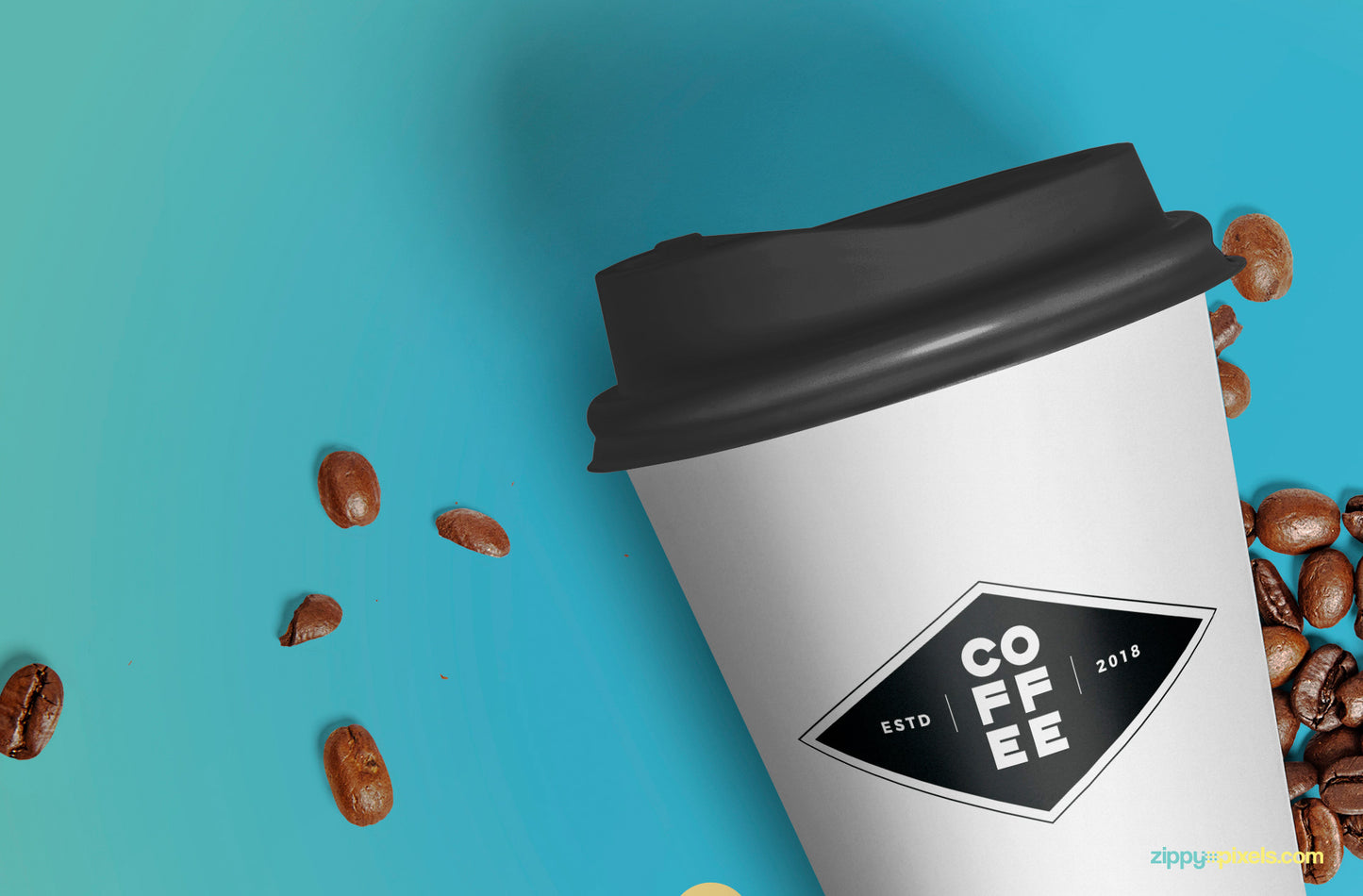 Free Paper Cup Mockup