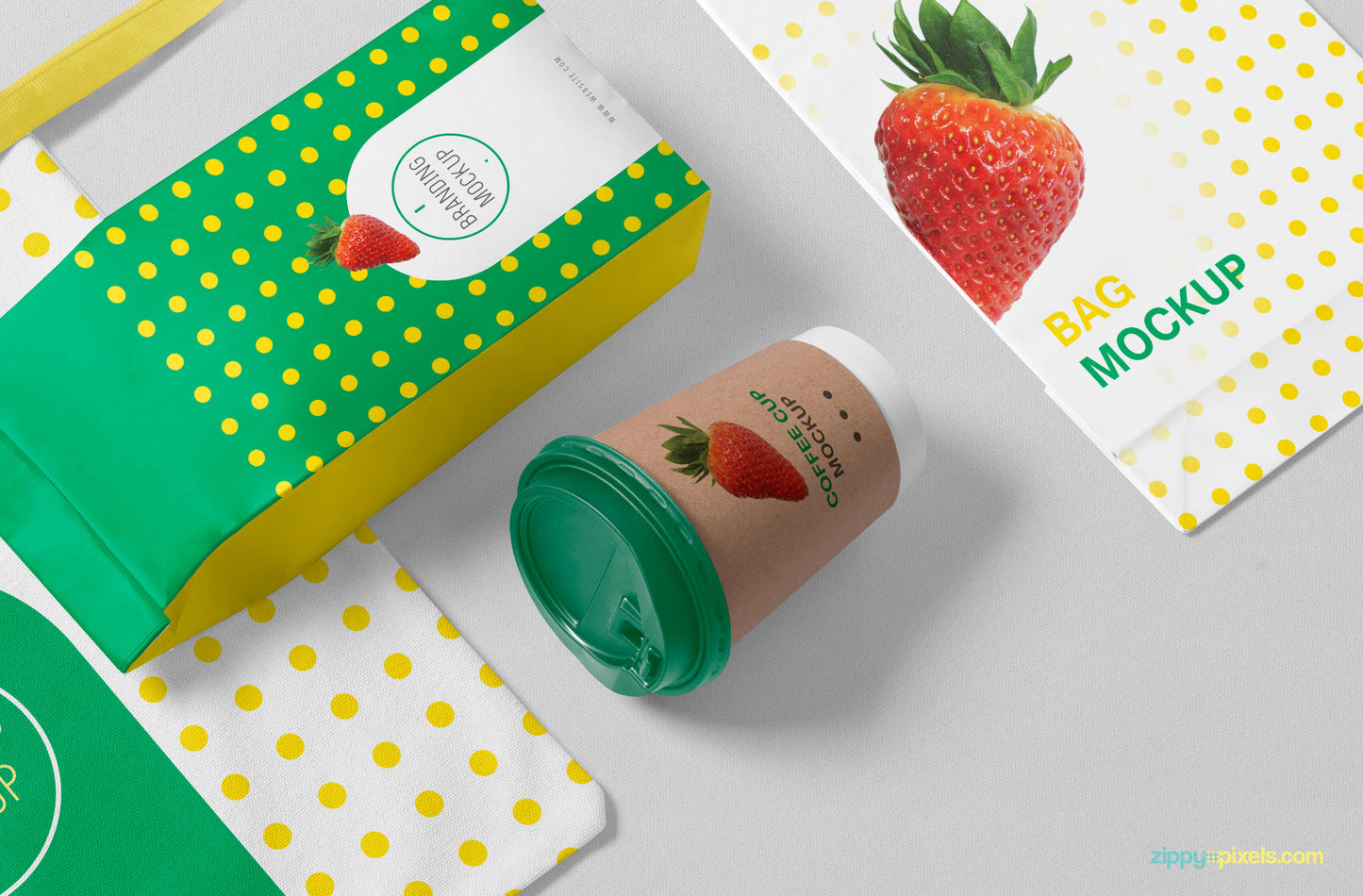 Free Packaging Mockup Scene