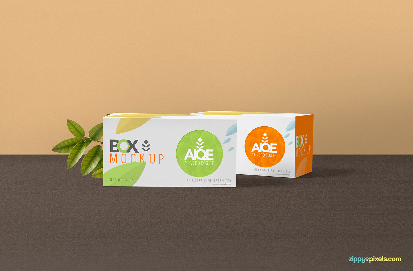 Free Wonderful Tea Packaging Mockup