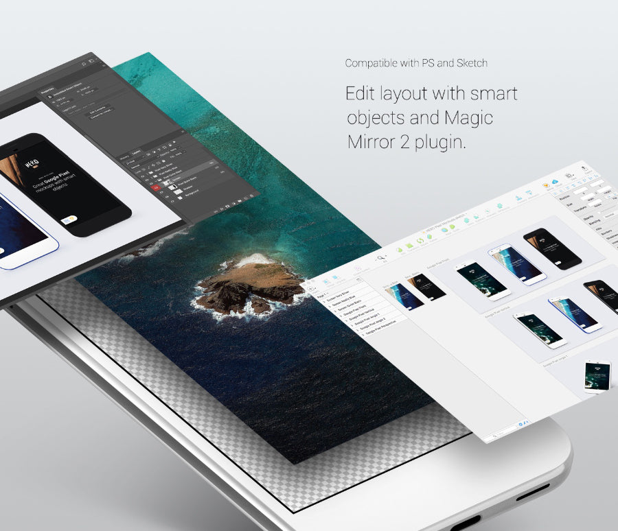 Free HERO Google Pixel Mockup