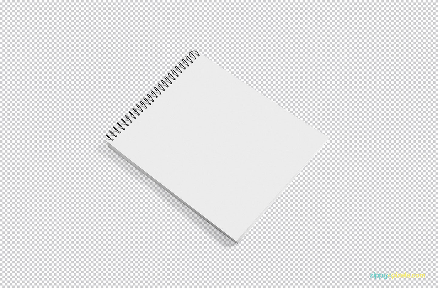 Free Ringed Notepad Mockup