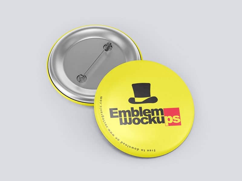 Free Emblem Badge Mockups
