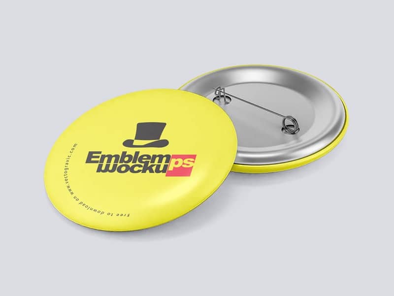 Free Emblem Badge Mockups