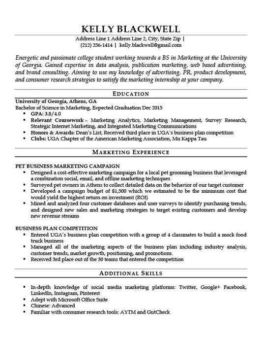 Free Entry-Level Career Resume Templates in Microsoft Word Format