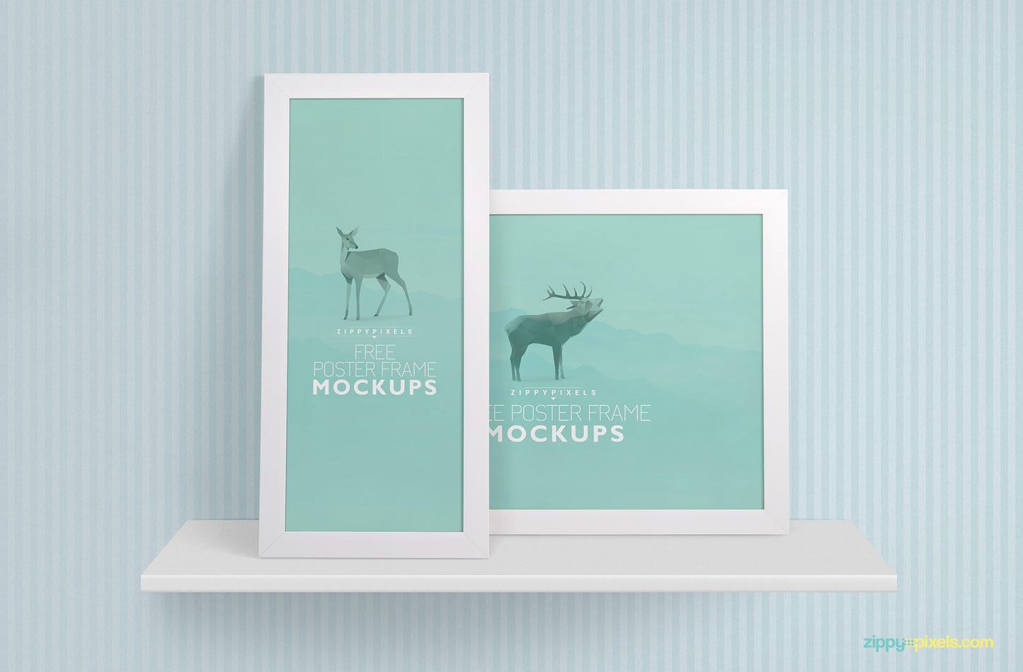 Free 2 Photo Frame Mockups