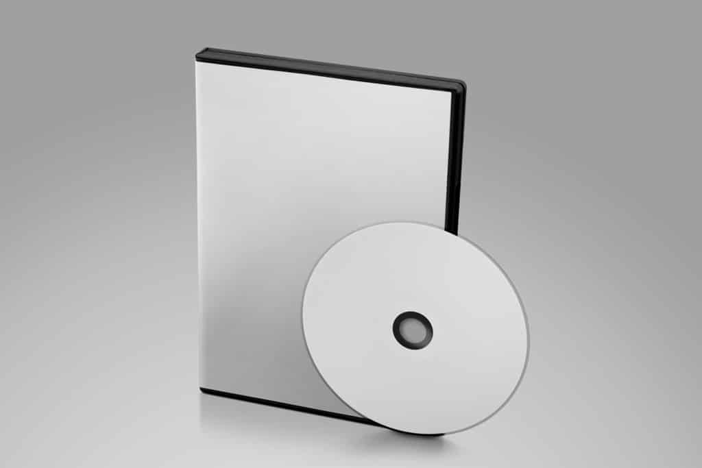 Free Empty DVD Mockup